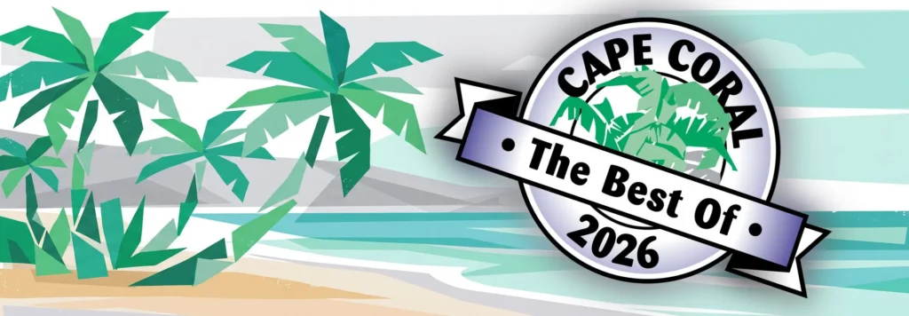 Best of Cape Coral 2026 banner from the Cape Coral Breeze readers choice awards