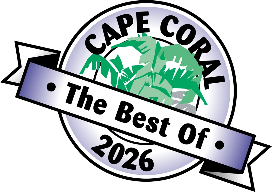 Best of Cape Coral 2026 winner badge awarded to All Fence Contractors in Cape Coral, FL